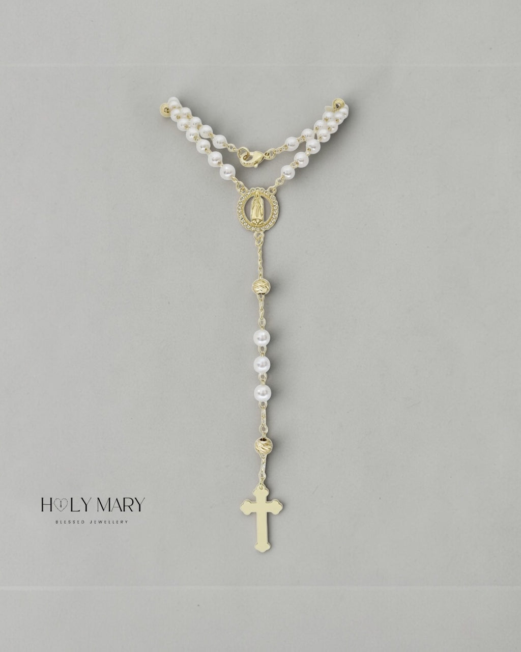 Lumière de Lourdes Rosary Necklace