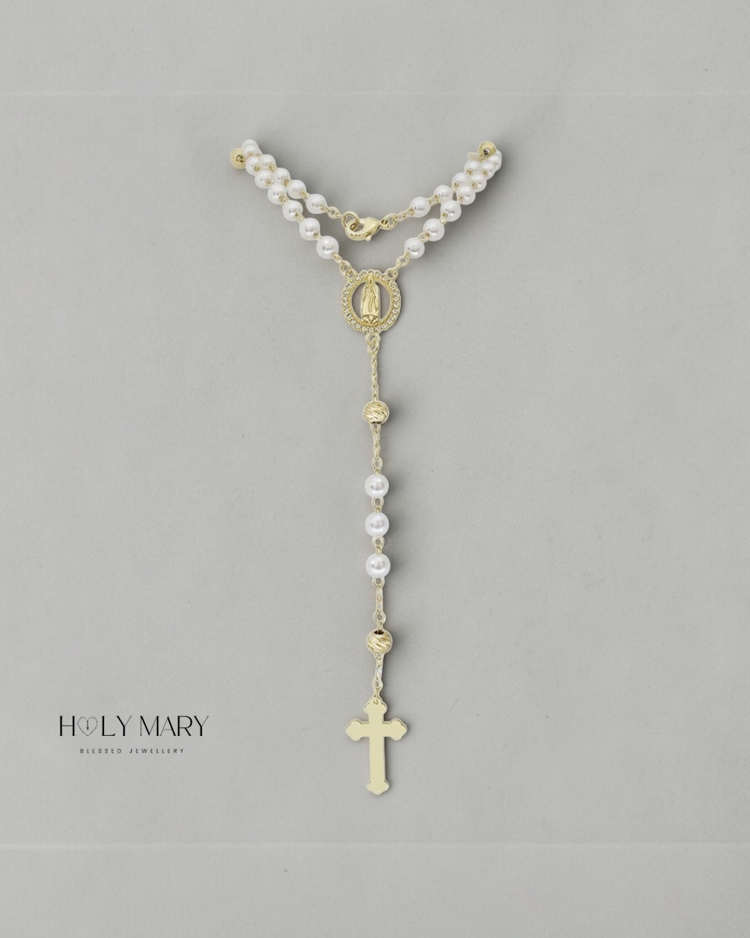 Lumière de Lourdes Rosary Necklace