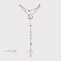 Lumière de Lourdes Rosary Necklace